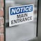 Signmission Main Entrance OSHA Notice Sign, Vinyl Decal, 10in W x 7in L, 2PK OS-2PACK-NS-D-710-L-14082 - alternate 6